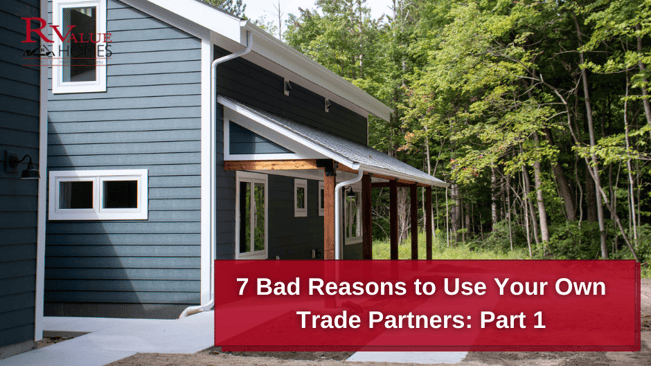 7 Bad Reasons to Use Your Own Trade Partners Part 1