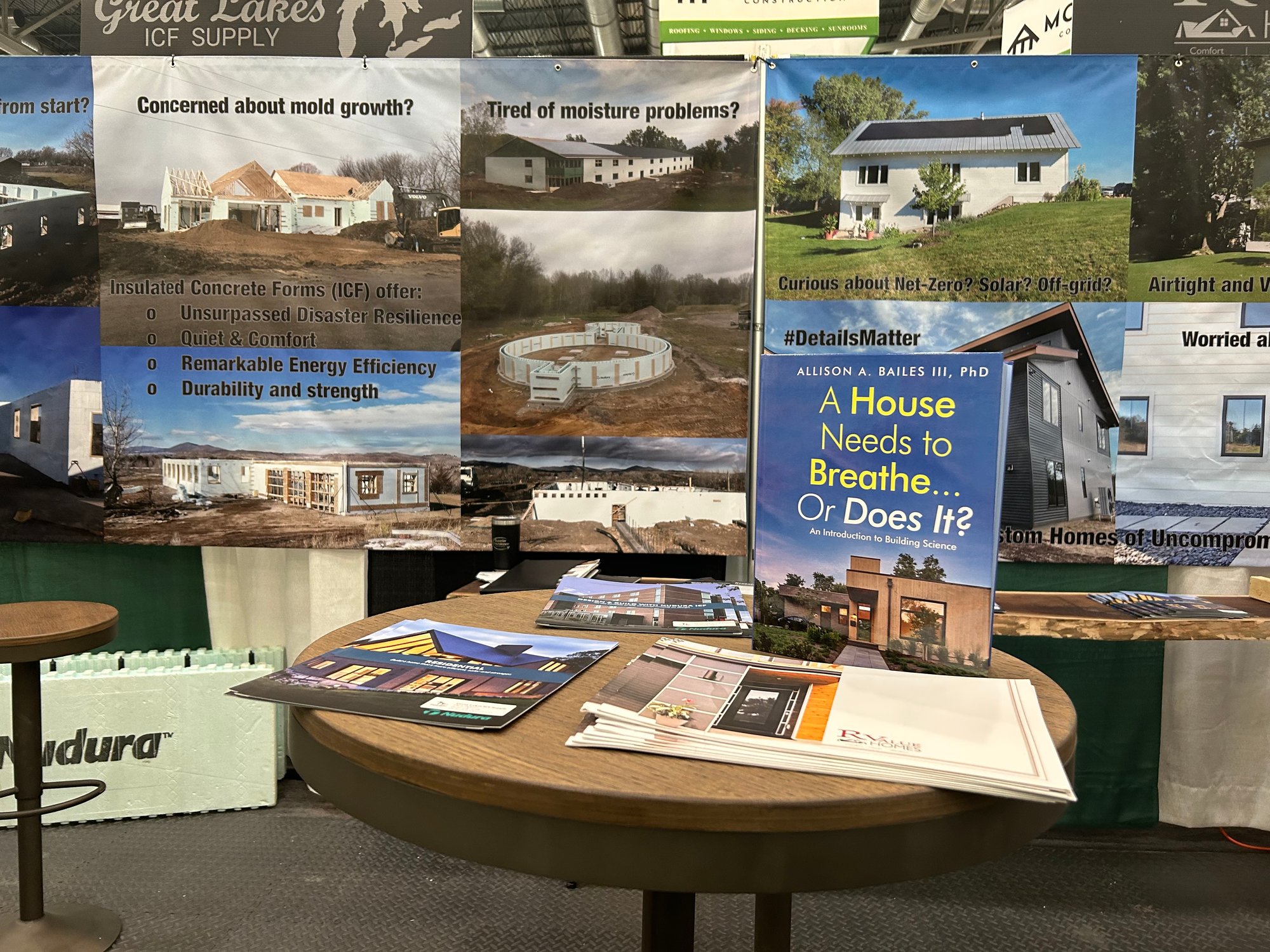 Booth Setup Home and Garden Show 2023