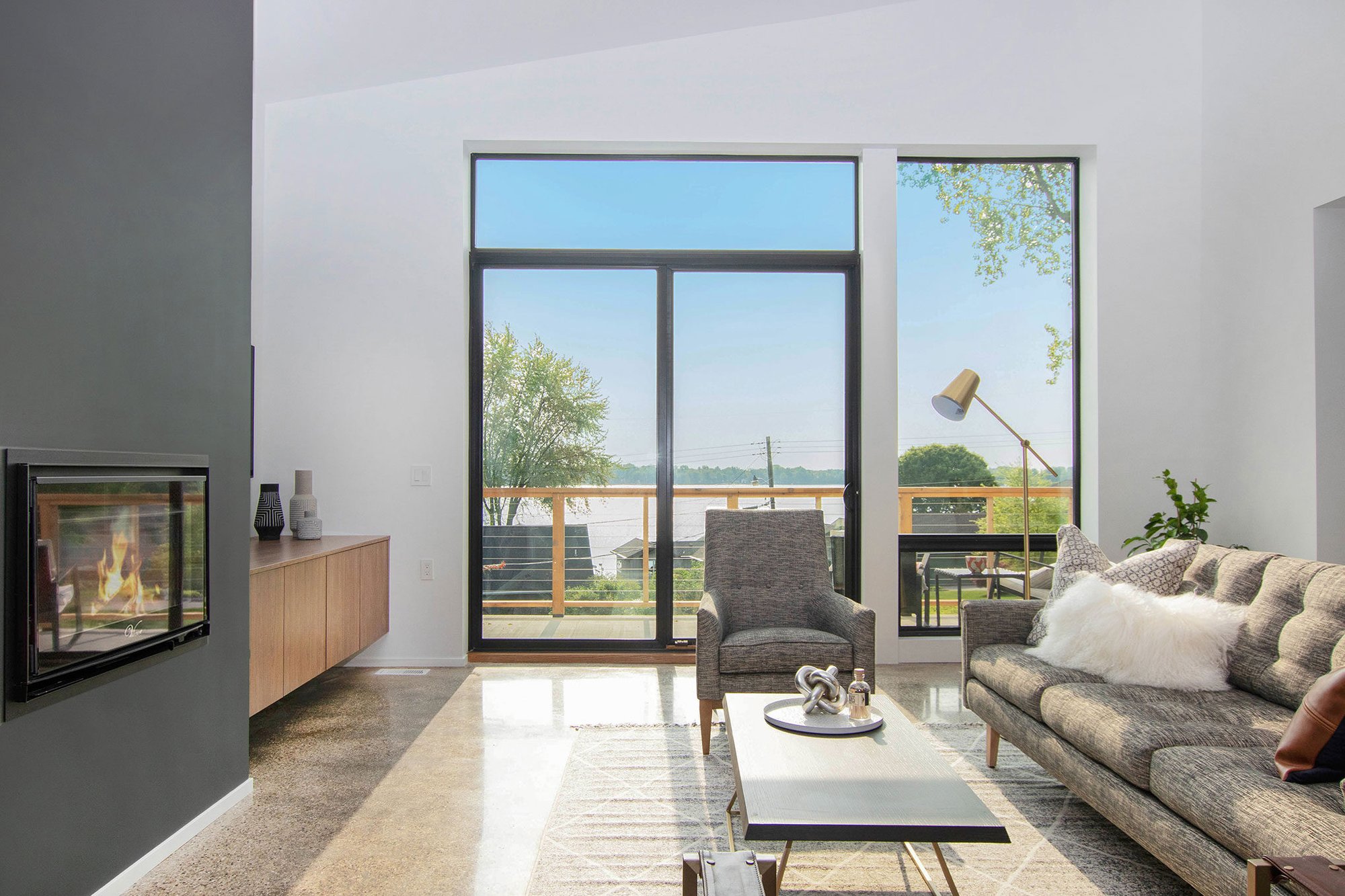 Interior of Custom Net Zero Home Built by R Value Homes in West Michigan