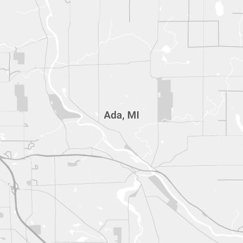 Ada, MI Map