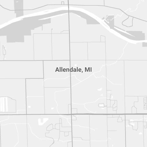 Allendale, MI Map