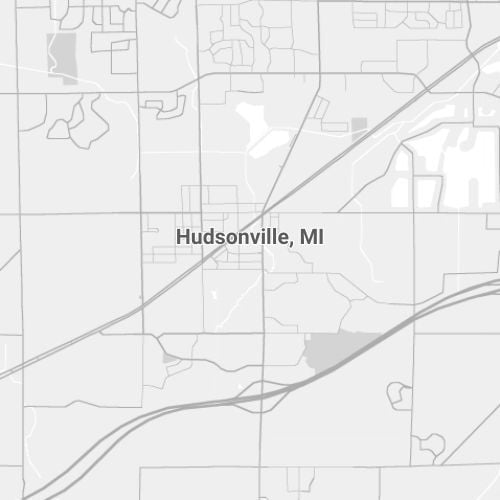 Hudsonville, MI Map