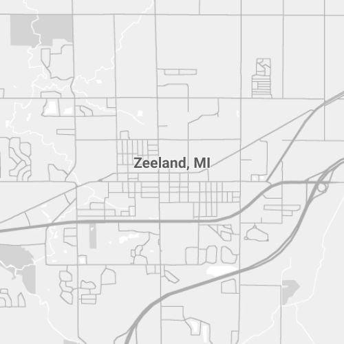 Zeeland, MI Map