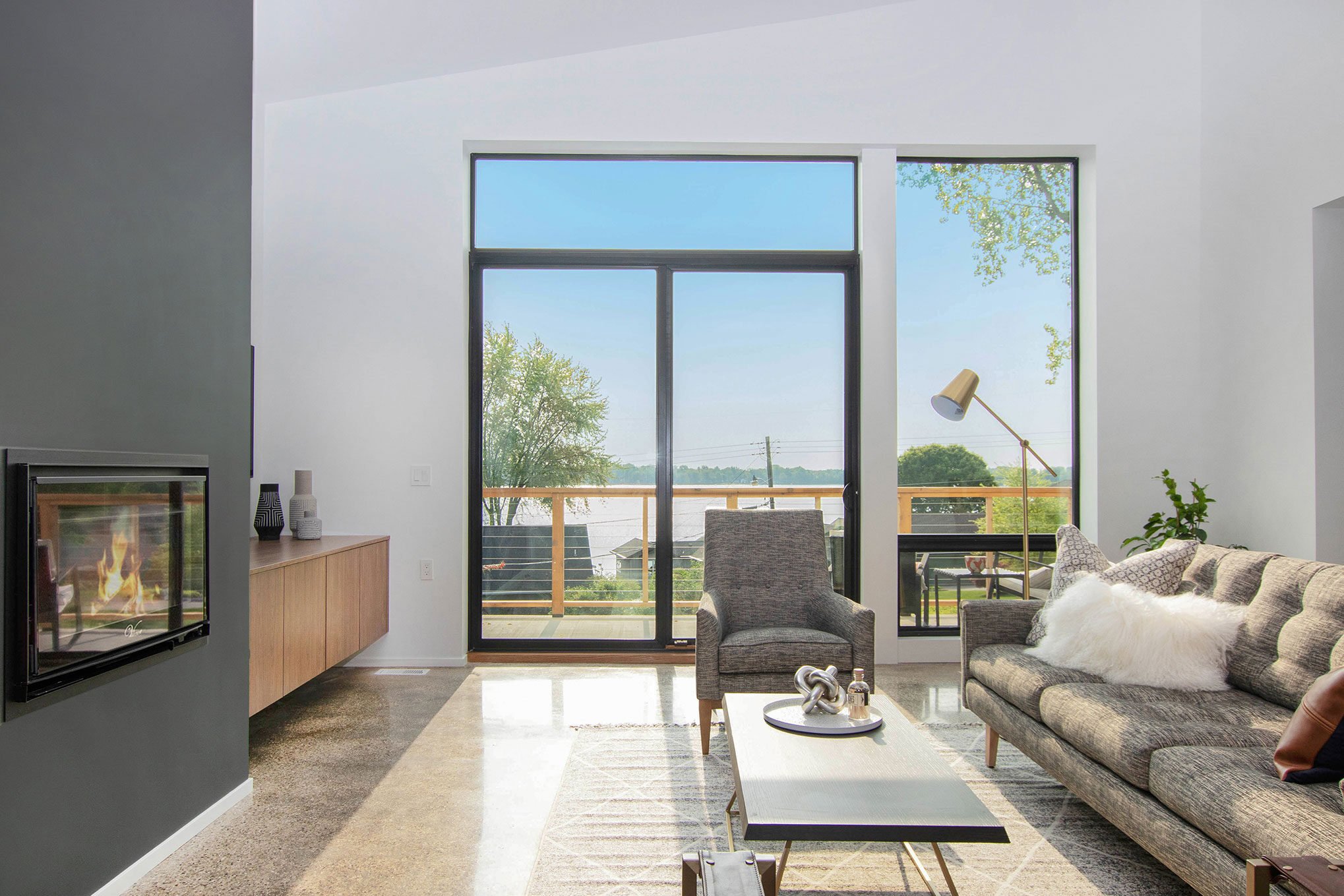 Interior of Custom Net Zero Home Built by R Value Homes in West Michigan